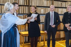 "Übergabe des IACC-Zertifikates an Anna Lena Hemgard"