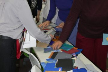 practical exercise with textile samples