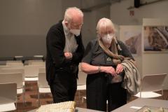 Participating artist Annik Chaima-Ligonnet and husband